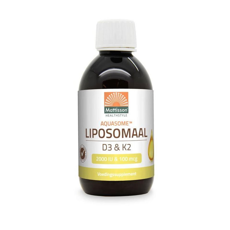 Aquasome Liposomaal D3 2000ui + K2 100 Mcg