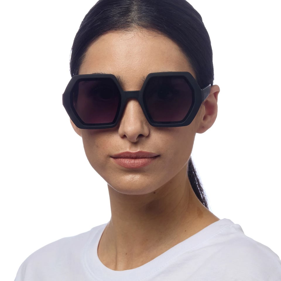 Zonnebril EMMA Hexagon Black OK015-BK