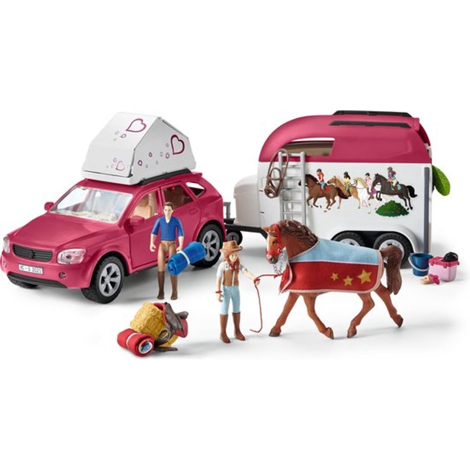 Schleich 42535 Paardenavontuur Met Auto en Paardentrailer