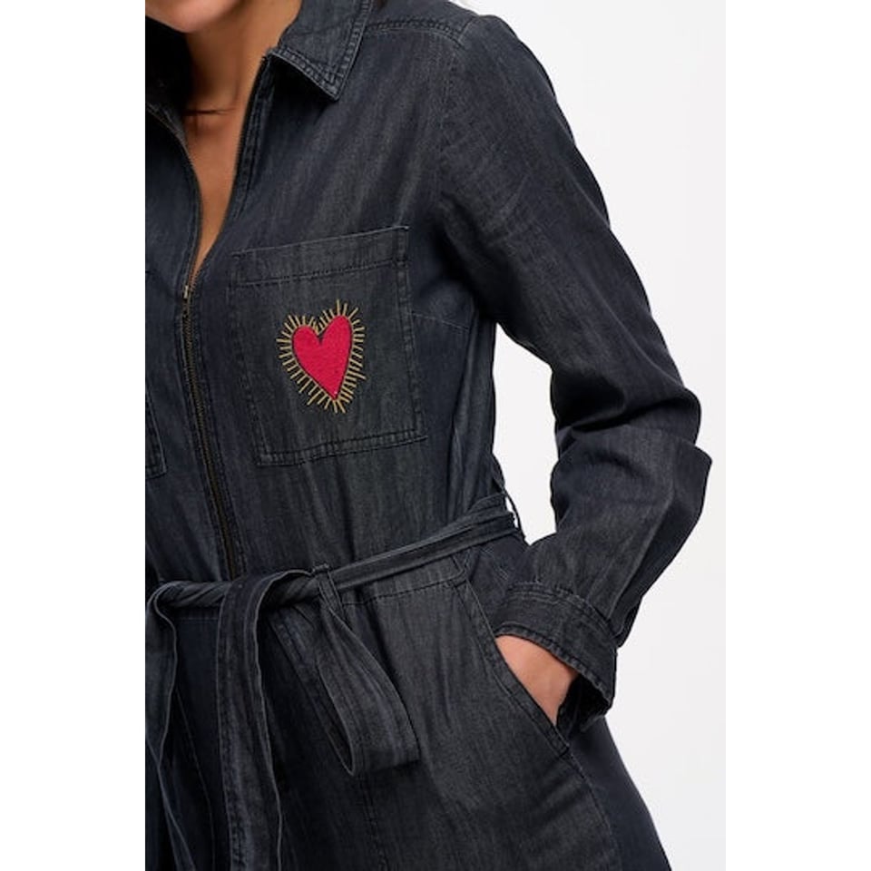 SUGARHILL Anwen Jumpsuit Denim Black