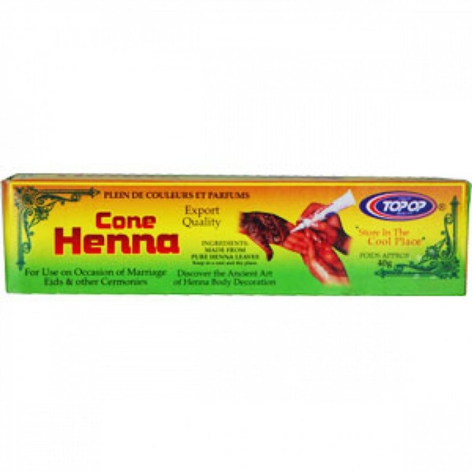 Top Op Henna Cone