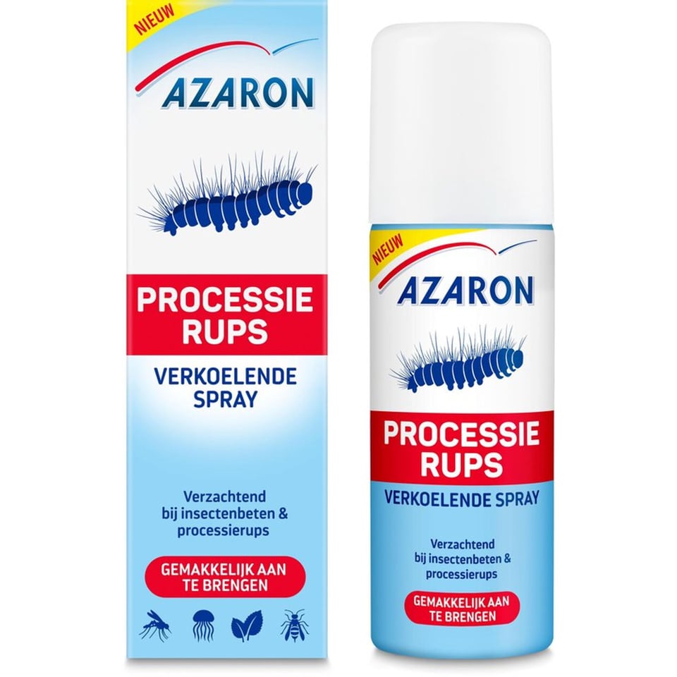 Azaron Processierups Verkoelende Spray Verzachtend Bij Insectenbeten en Processierups Processierups Bestrijding -1 Stuk