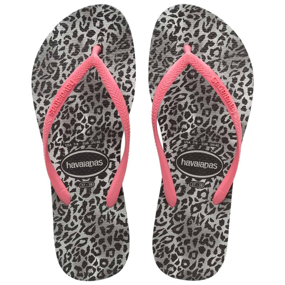 Havaianas Kids Slim Leopard Black