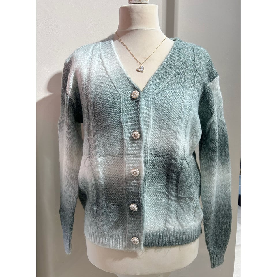 LaJolly Cardigan - Rainbow Grey