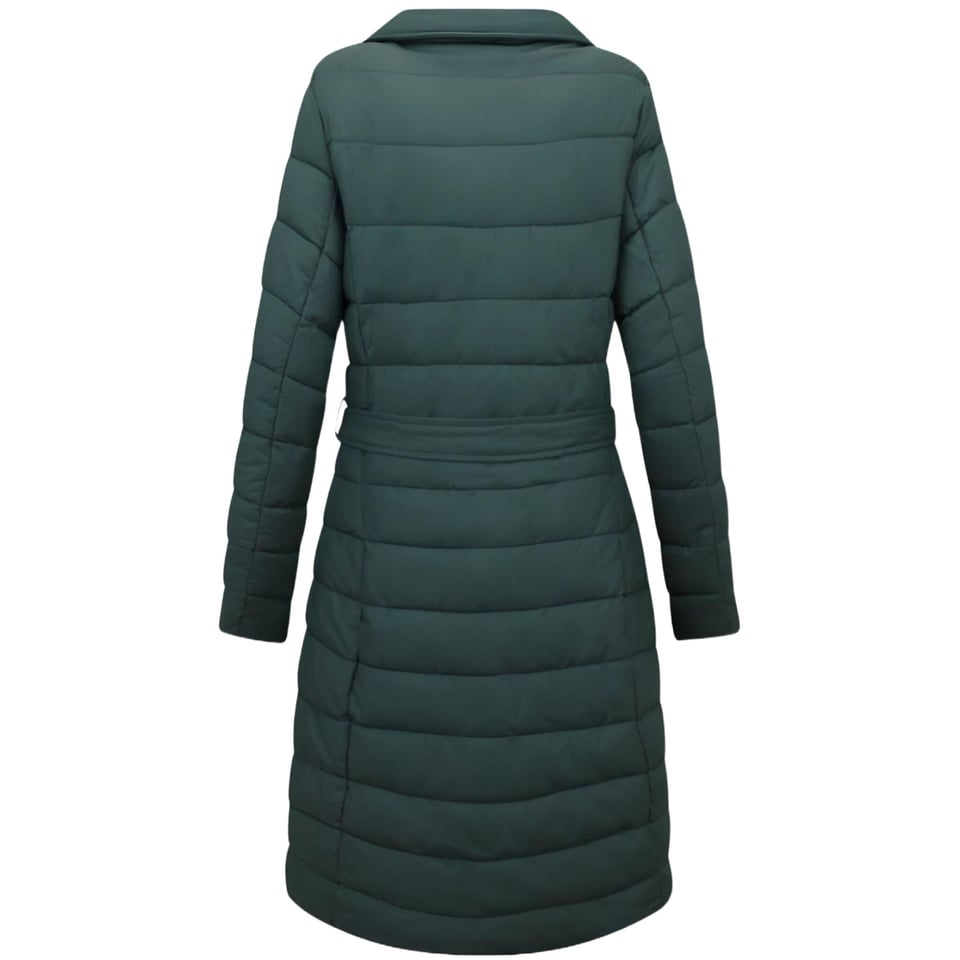 Puffer Jacket Dames Lang - 7921 - Groen