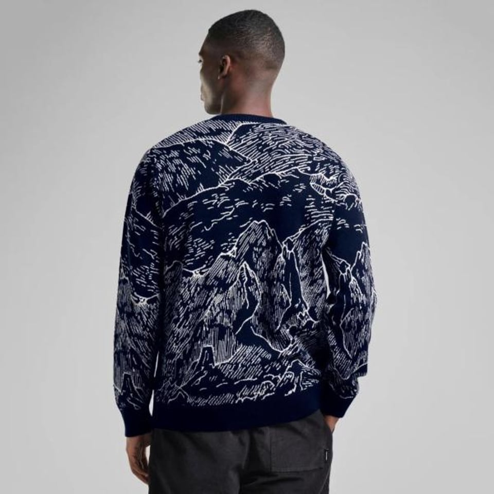 Dedicated Sweater Mora Mountain Horizon Navy