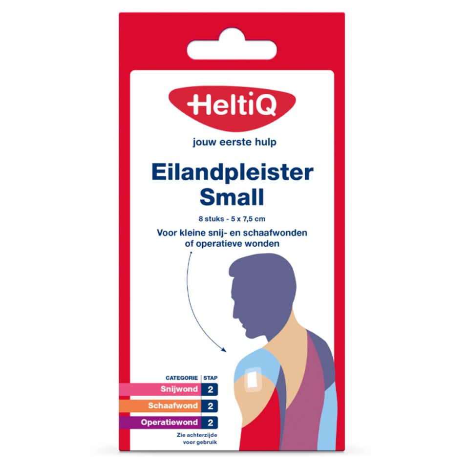 EILANDPLEISTERS SMALL HELTIQ 8st