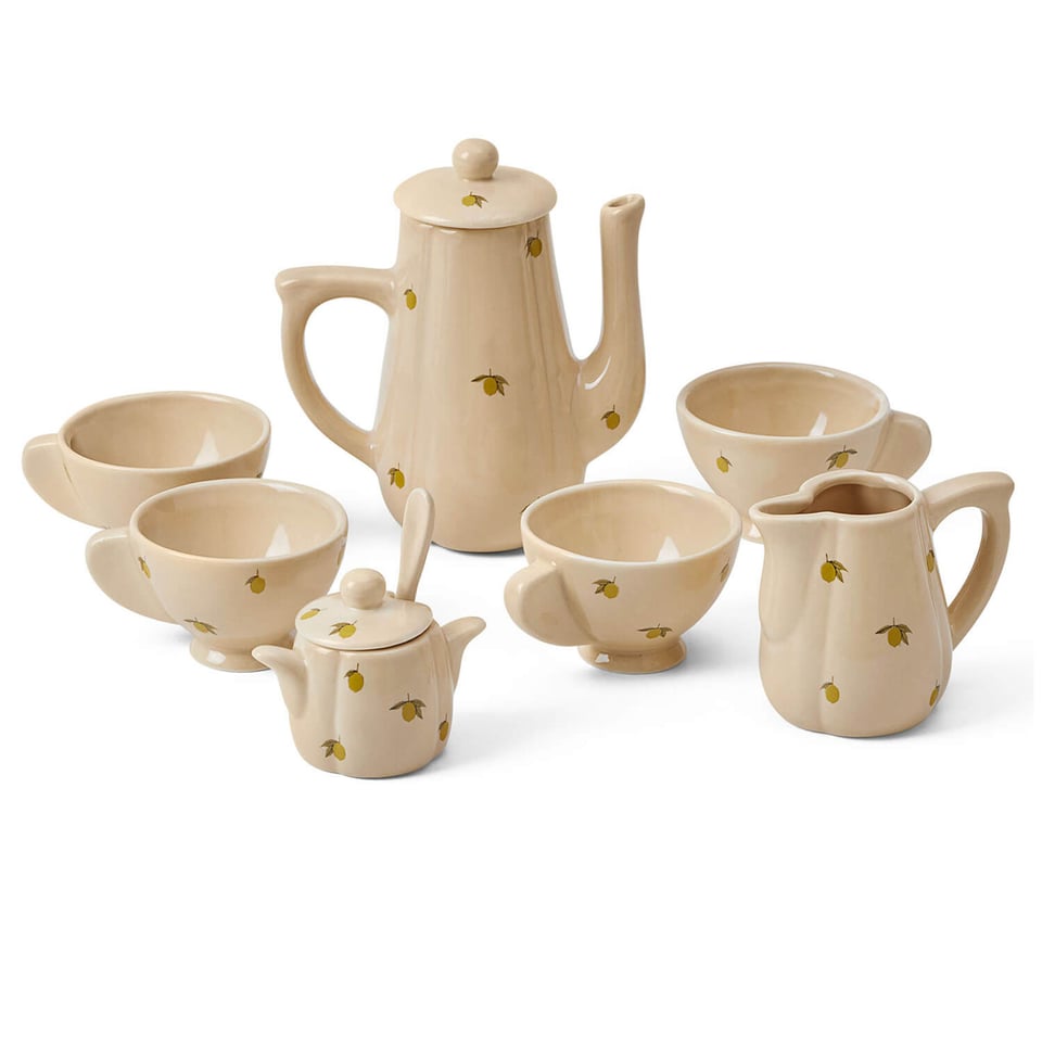 KONGES SLØJD Porcelain Tea Set, Set of 10 