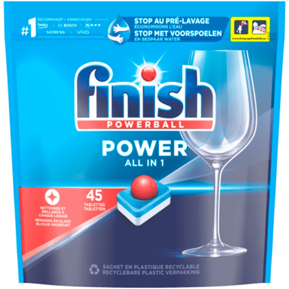 Finish Power All in One Vaatwastabletten