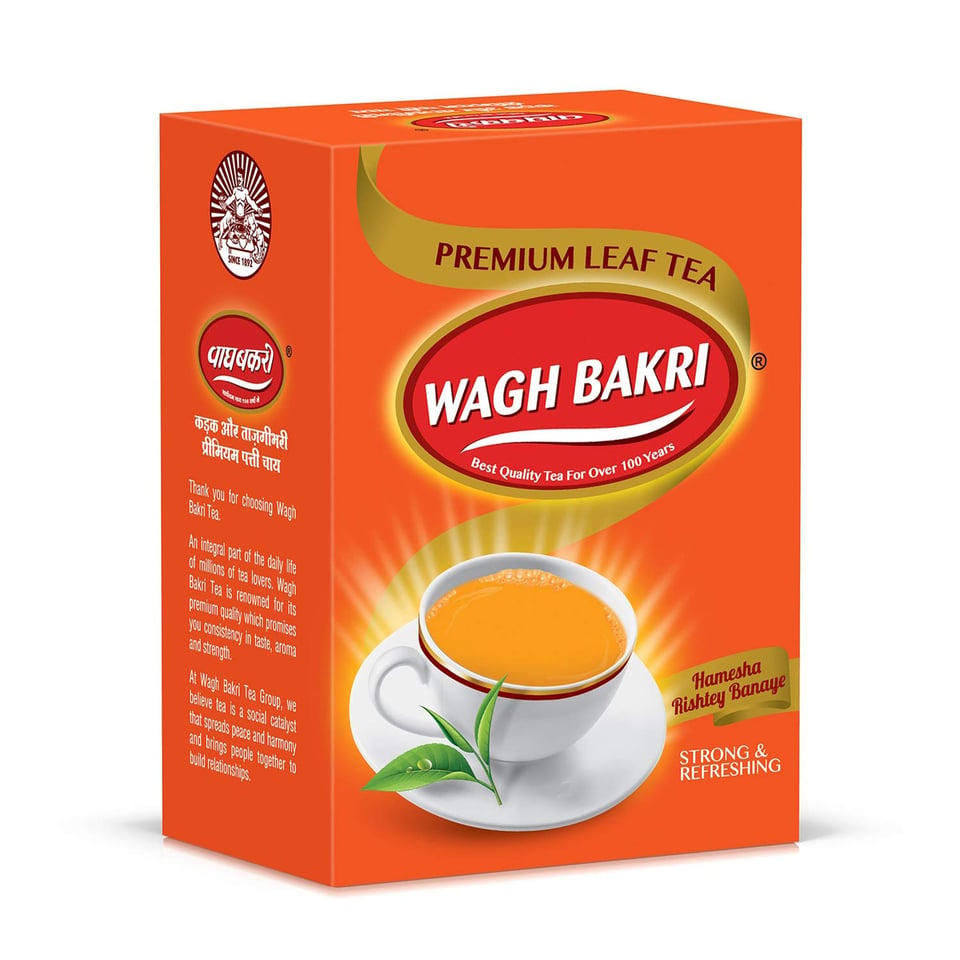 Wagh Bakri Leaf Tea Carton Pack 250G