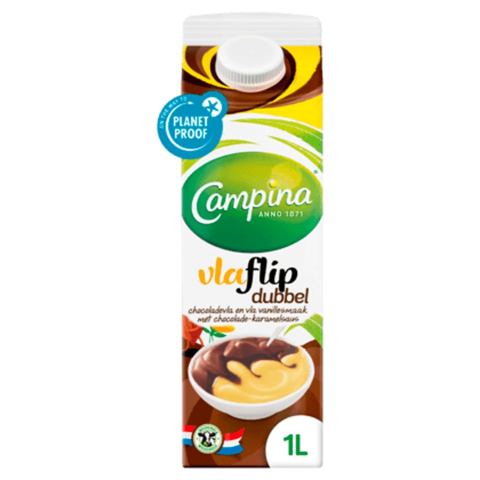 Campina Vlaflip Dubbel Vanille-Choco-Karamel