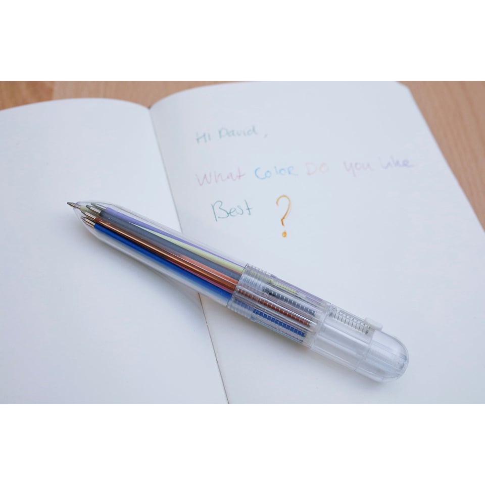Multicolor Pen Rainbow - transparent and multicolors