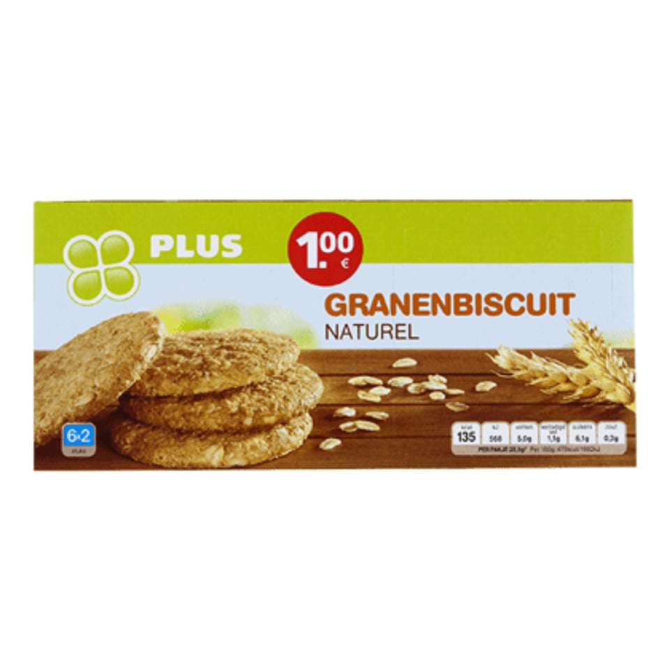 PLUS Granenbiscuit Naturel