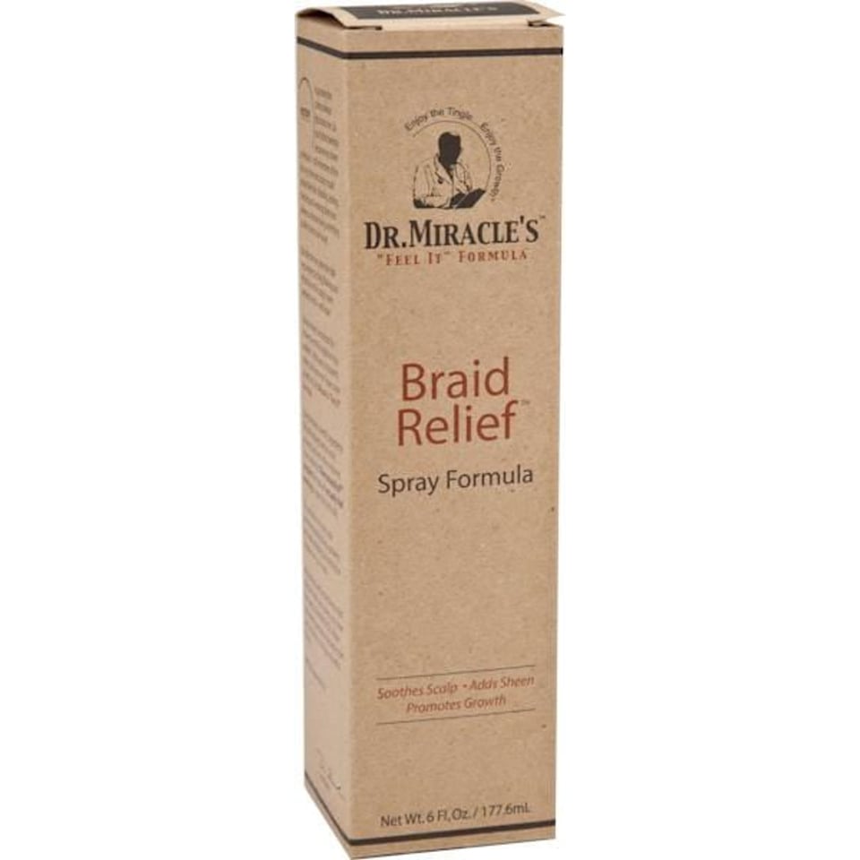Dr. Miracle Braid Relief Spray Formula Regular 6 oz