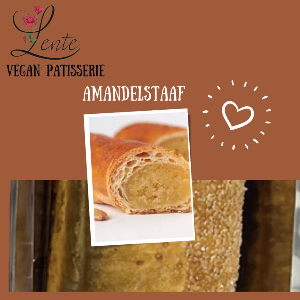 Lente Vegan Patisserie Amandelstaaf Ca. 270g 30cm