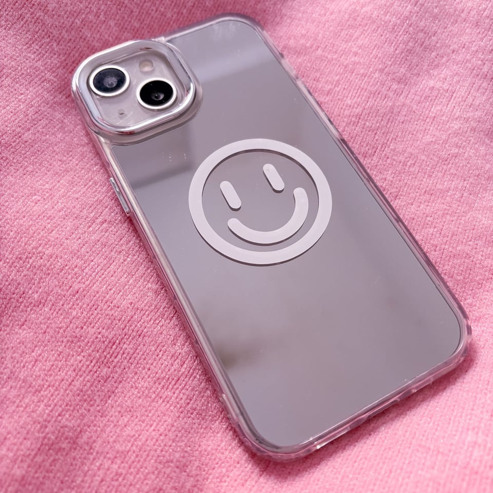 Smiley Mirror Hoesje  Glanzende finish