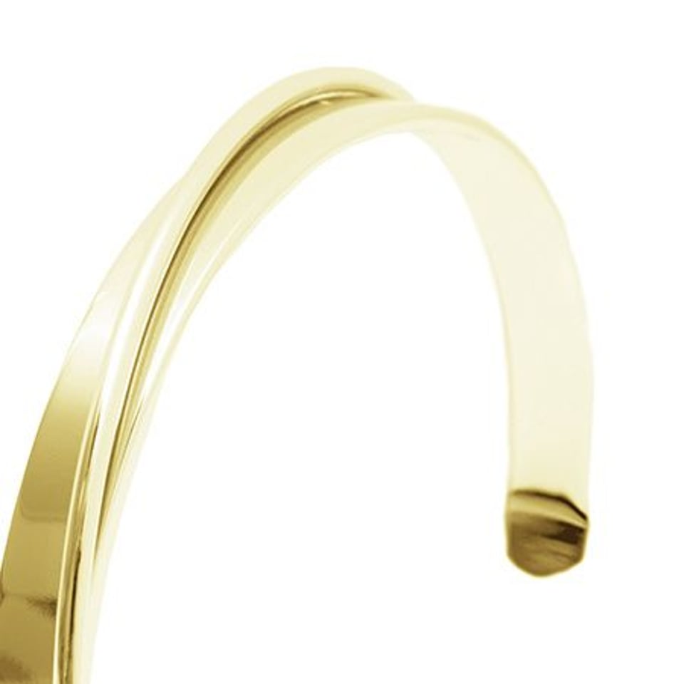 Bandhu Curved Bracelet - Gold