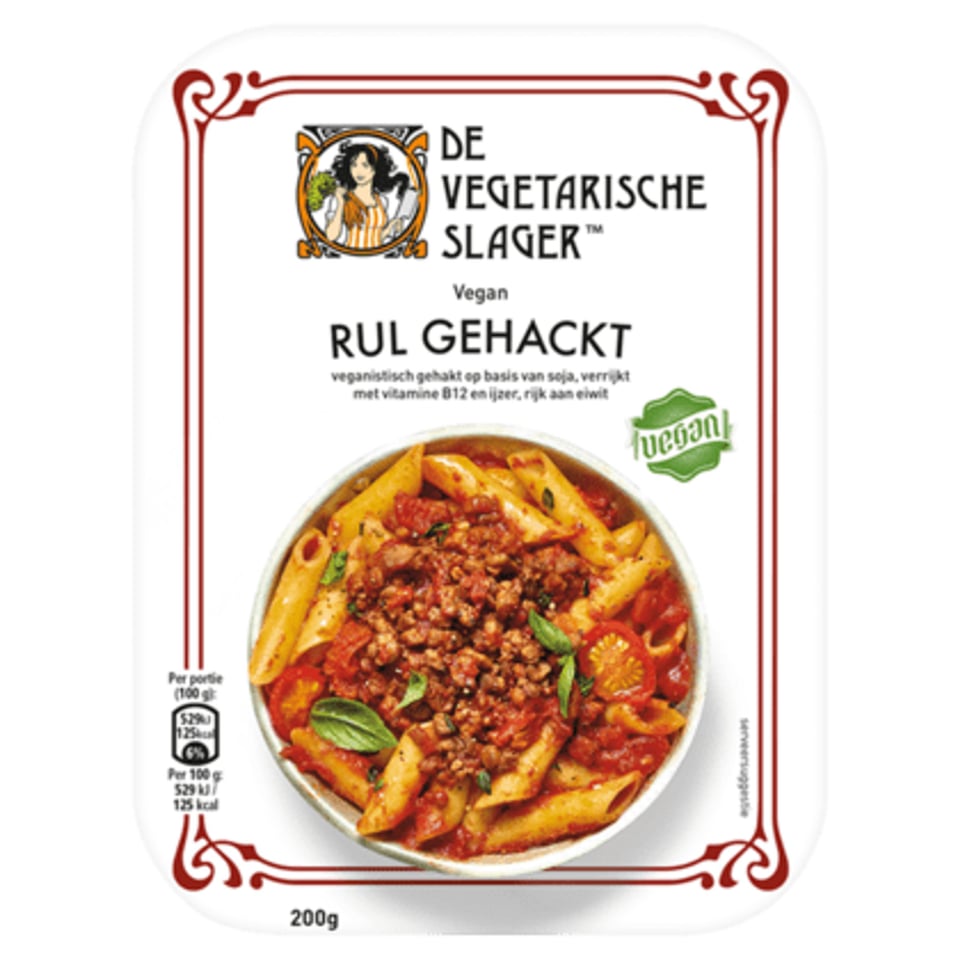 Vegetarische Slager Rul Gehackt Vegan