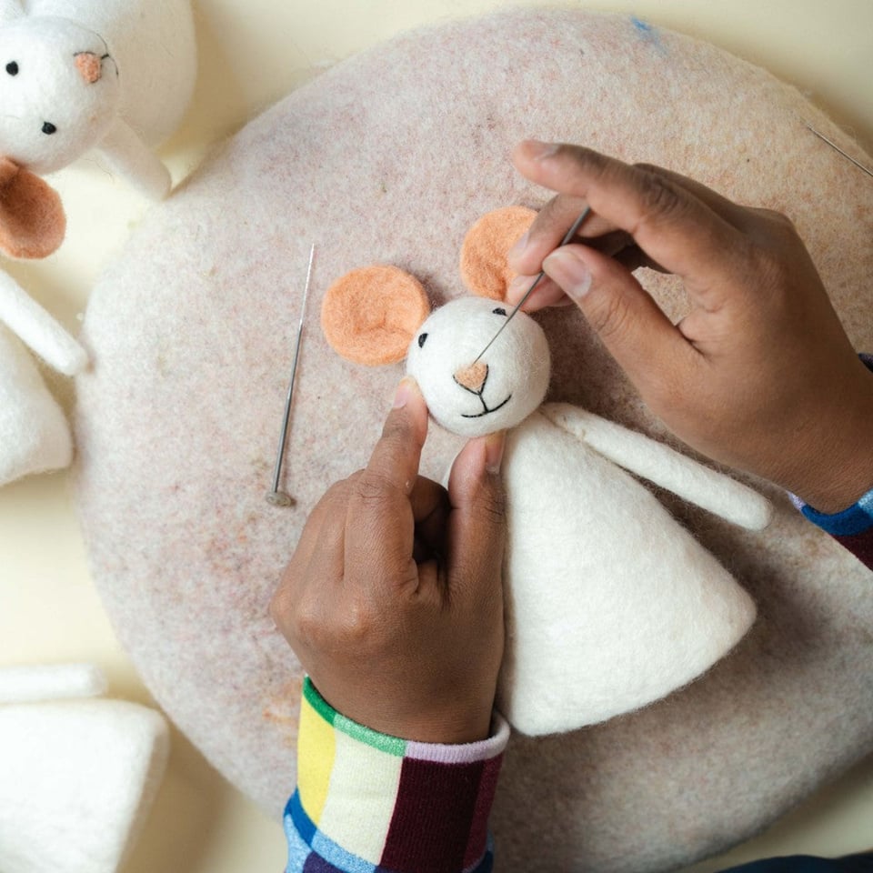 Decoratie Muis Hoofdpiet