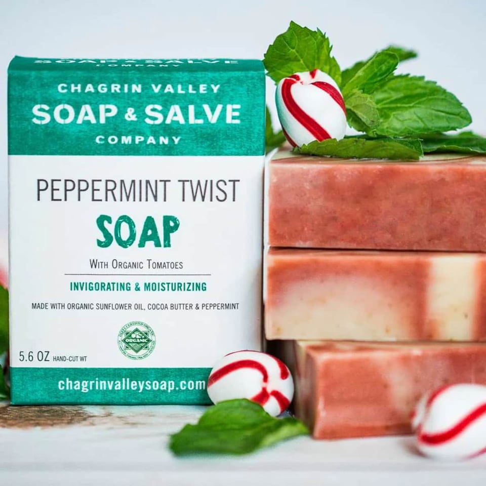 Chagrin Valley Peppermint Twist Soap