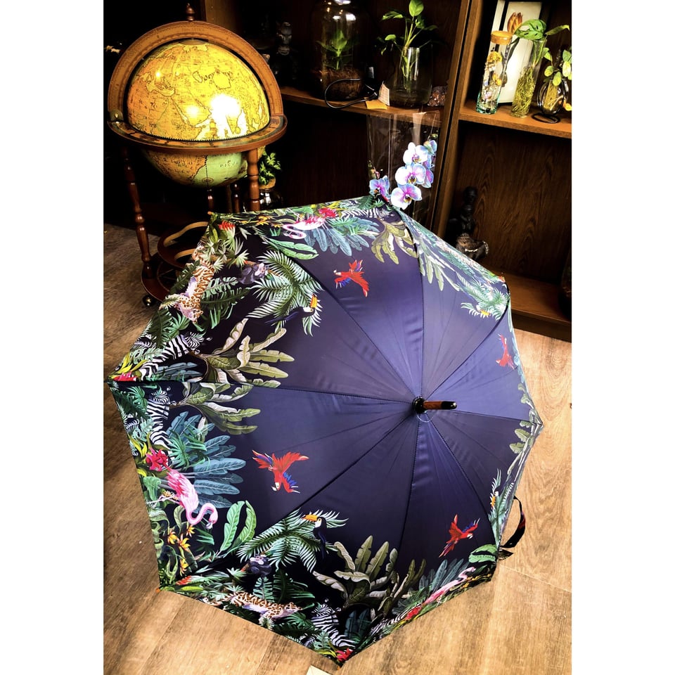 Botanical Umbrella - Purple - Purple