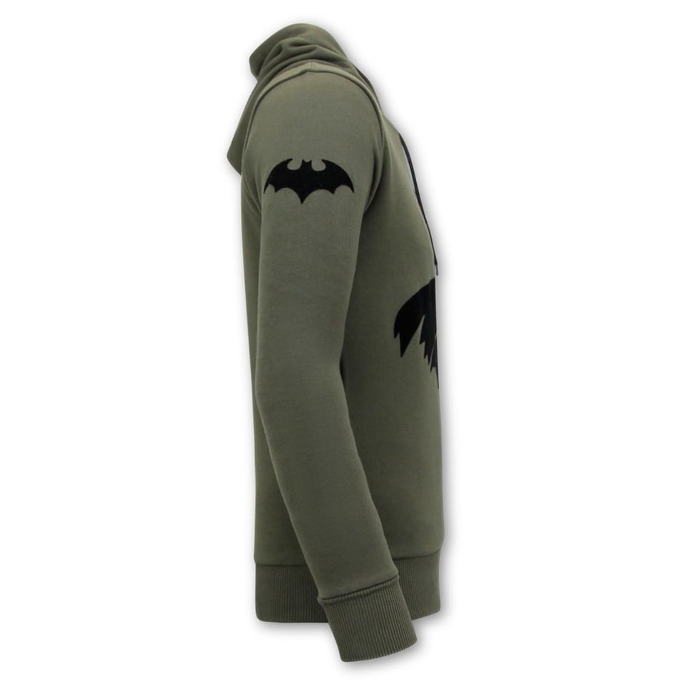 Hoodie Heren Print Batman - Groen