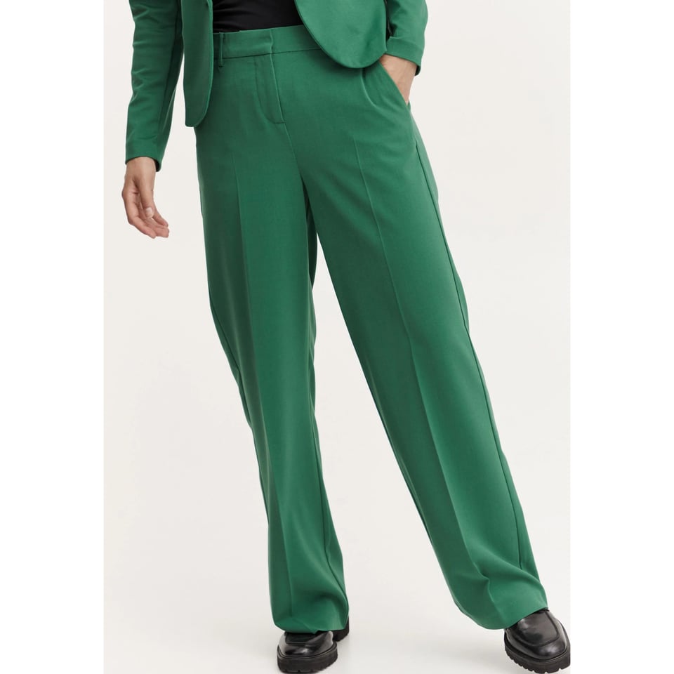 Wide leg pants - foliage green 