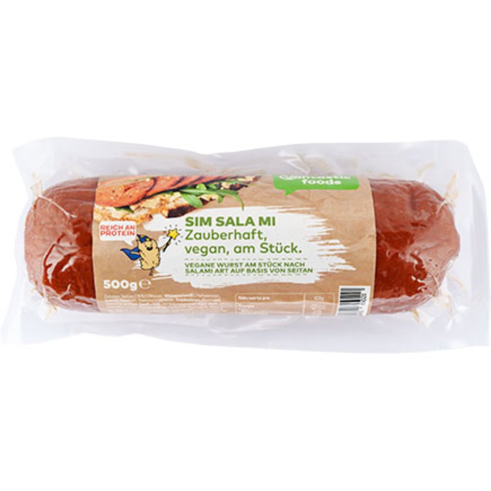 Vantastic Smokey Seitan Sausage for Slicing 500g *THT 10.12.2024*