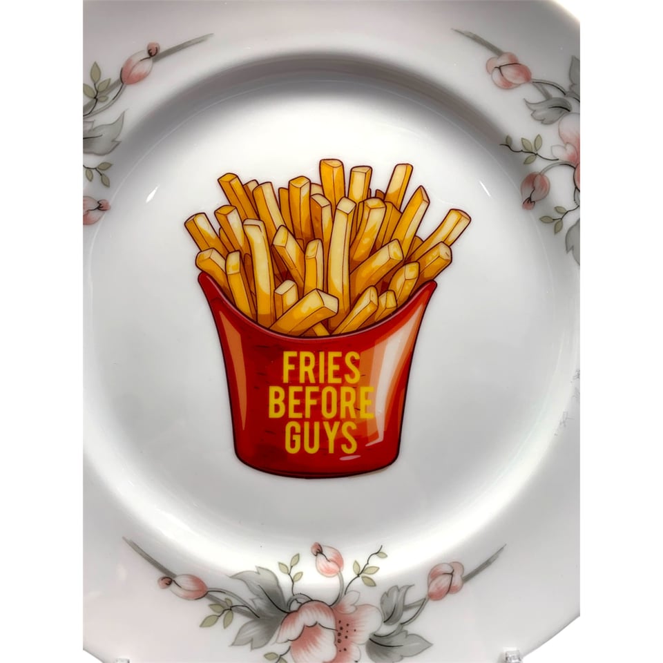 Fries Before Guys Vintage Bordje