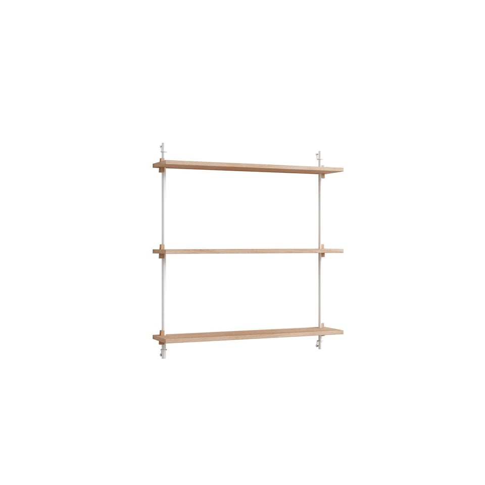 Wandrek Wall Shelving WS.85.1 - Color : Oak / White