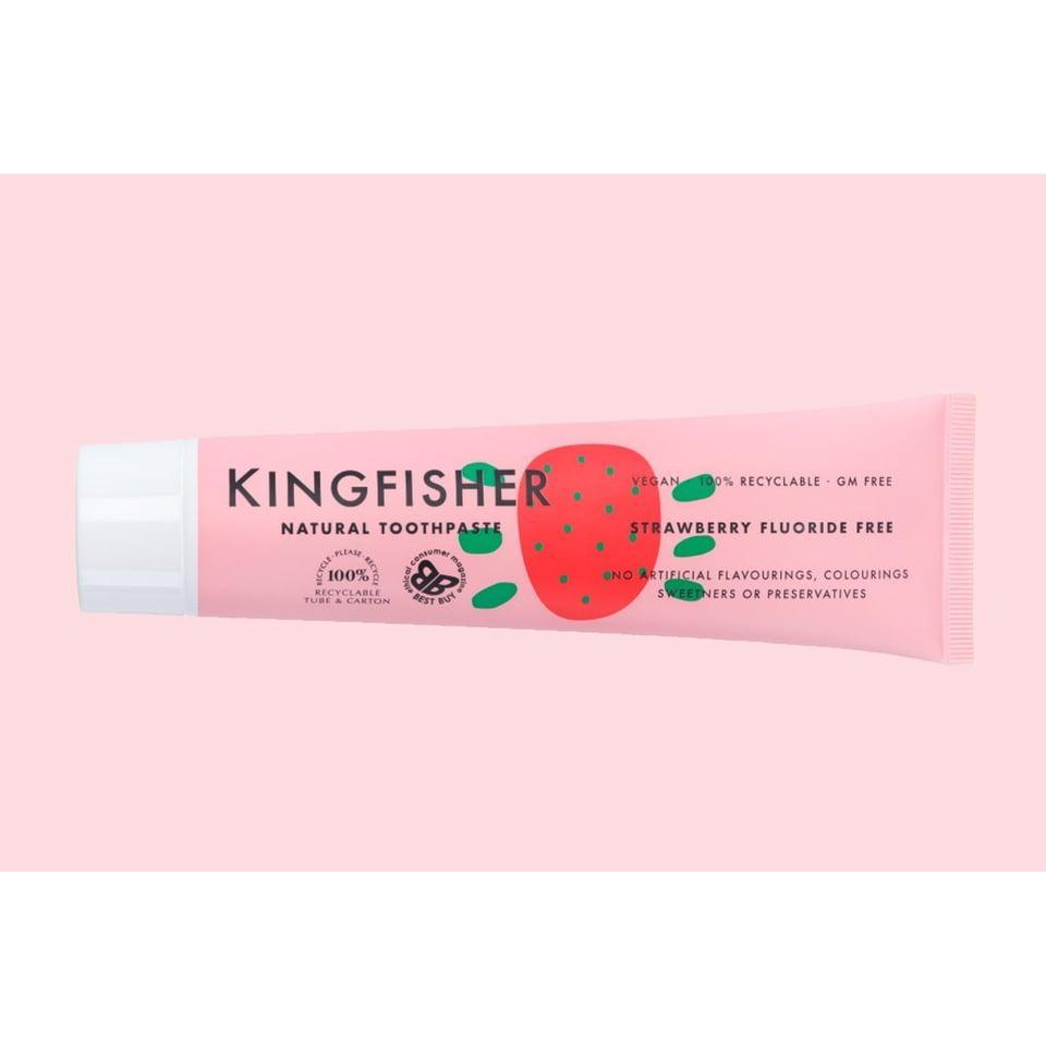 Kingfisher Strawberry Fluoride Free 100ml
