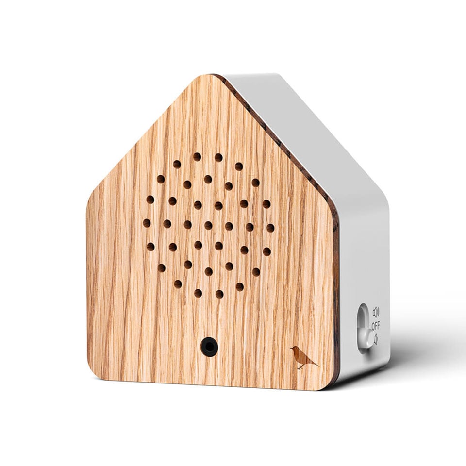 Vogelhuisje Satellite Zanglijster Eiken Hout