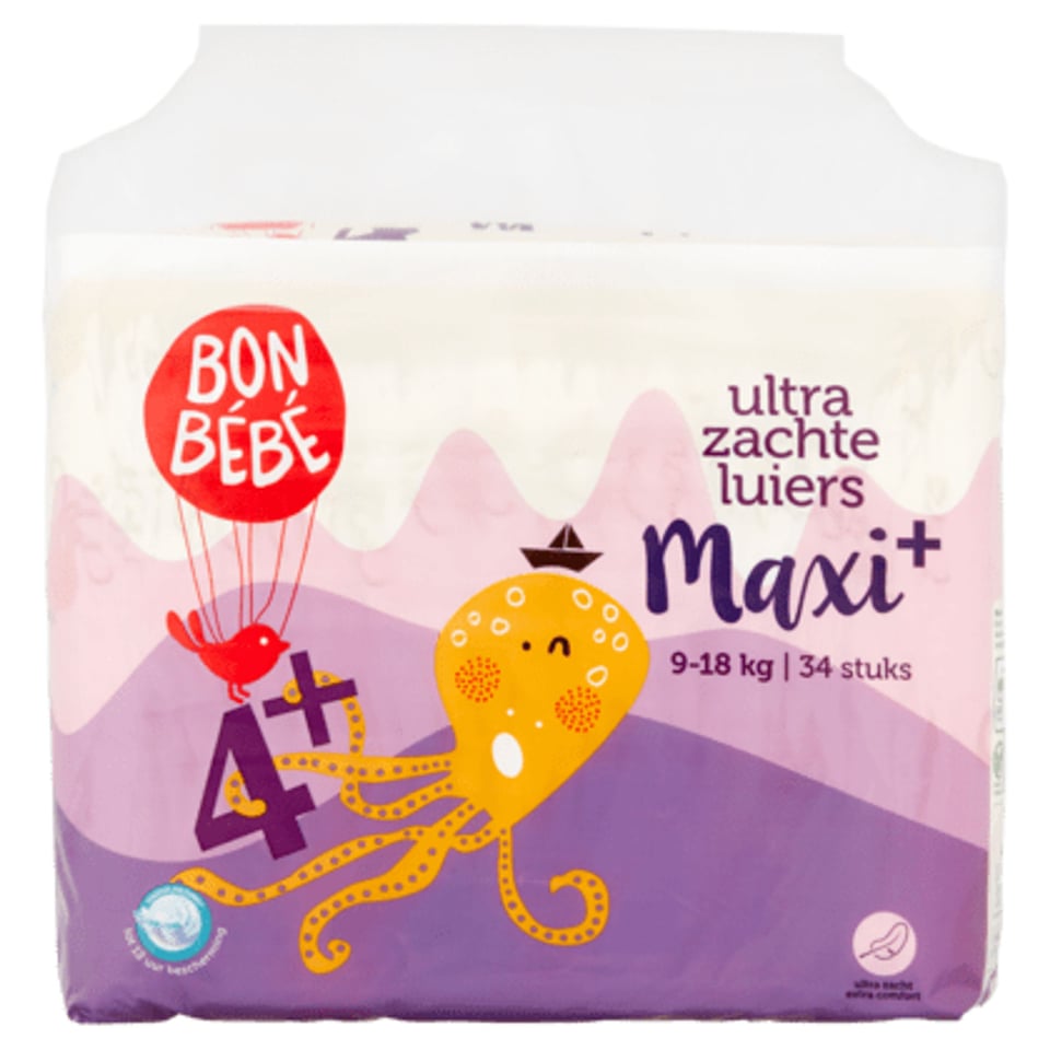 Bonbebe Luiers 4+ Maxi+ 9-18 Kg