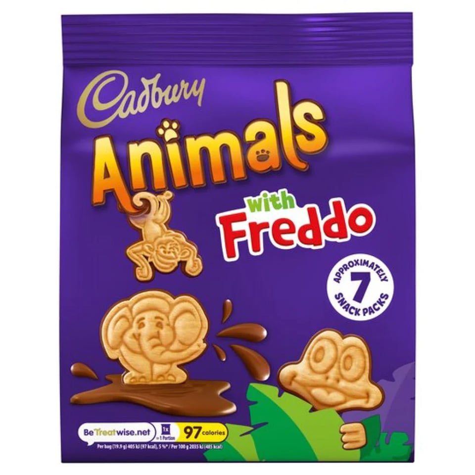 Cadbury Animals With Freddo 7 X 19.9G