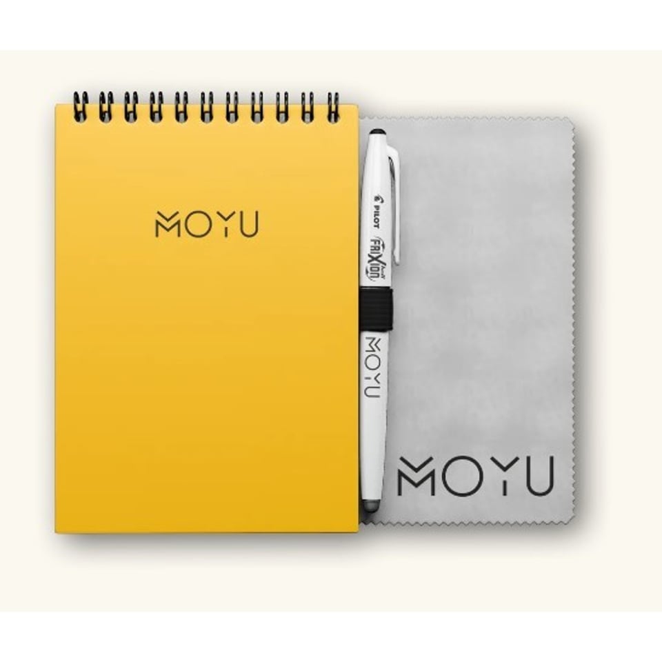 MOYU Uitwisbaar Steenpapier Notepad A6 Geel