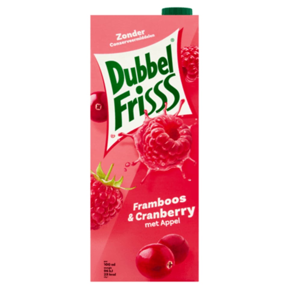 Dubbelfrisss Framboos & Cranberry