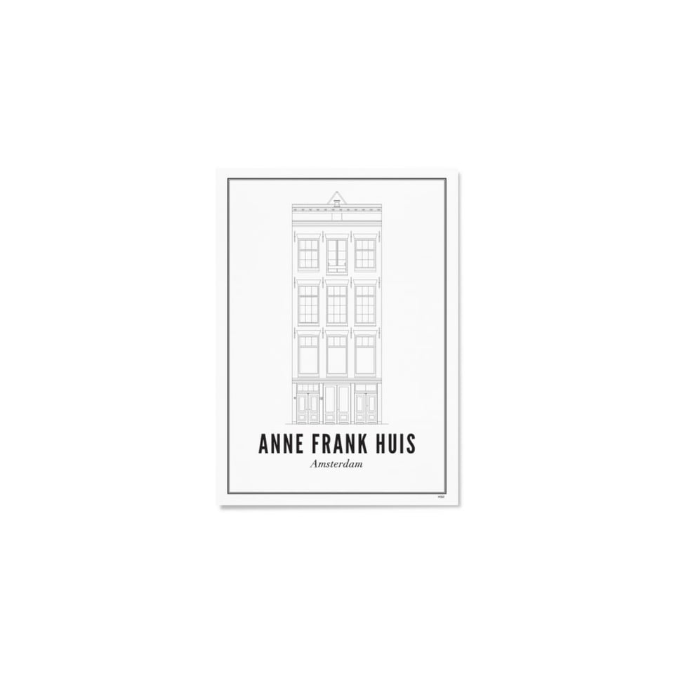 Postkaart Amsterdam - Anne Frank Huis
