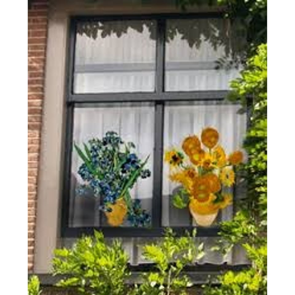 Flat Flowers Van Gogh Irissen