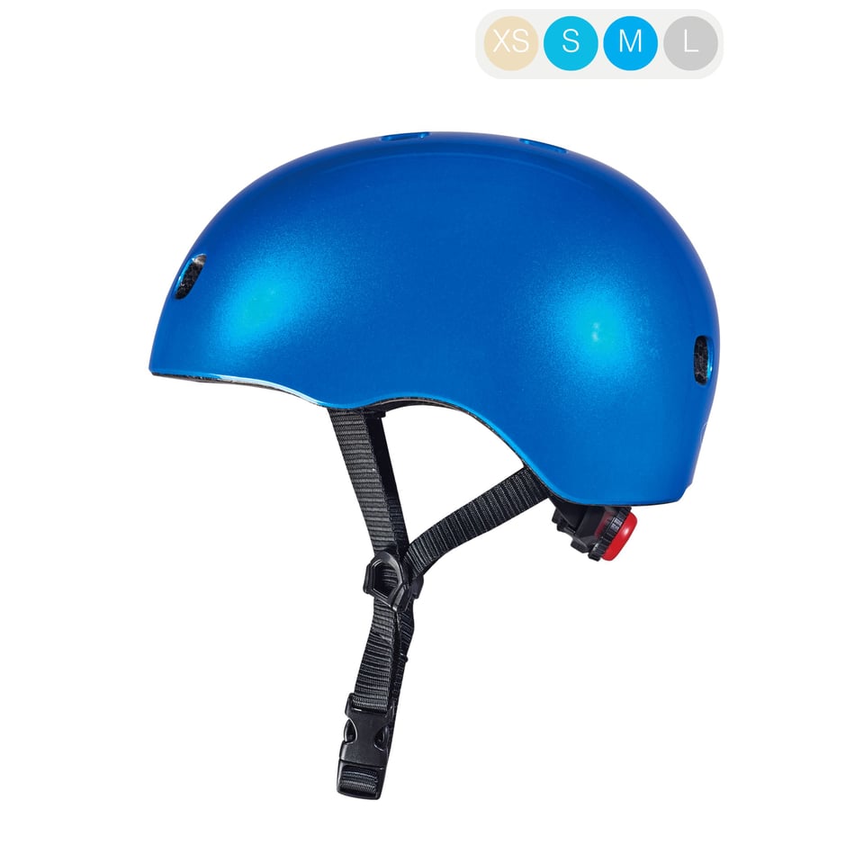 Micro PC Helm Deluxe Blauw Metallic