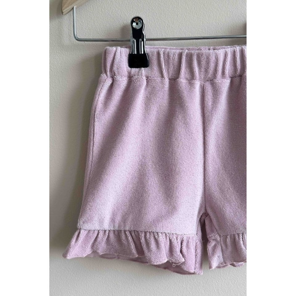 House of Jamie Ruffled Shorts Rose Lilac