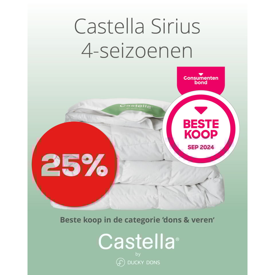 Castella Sirius 4-Seizoenen Dons Dekbed