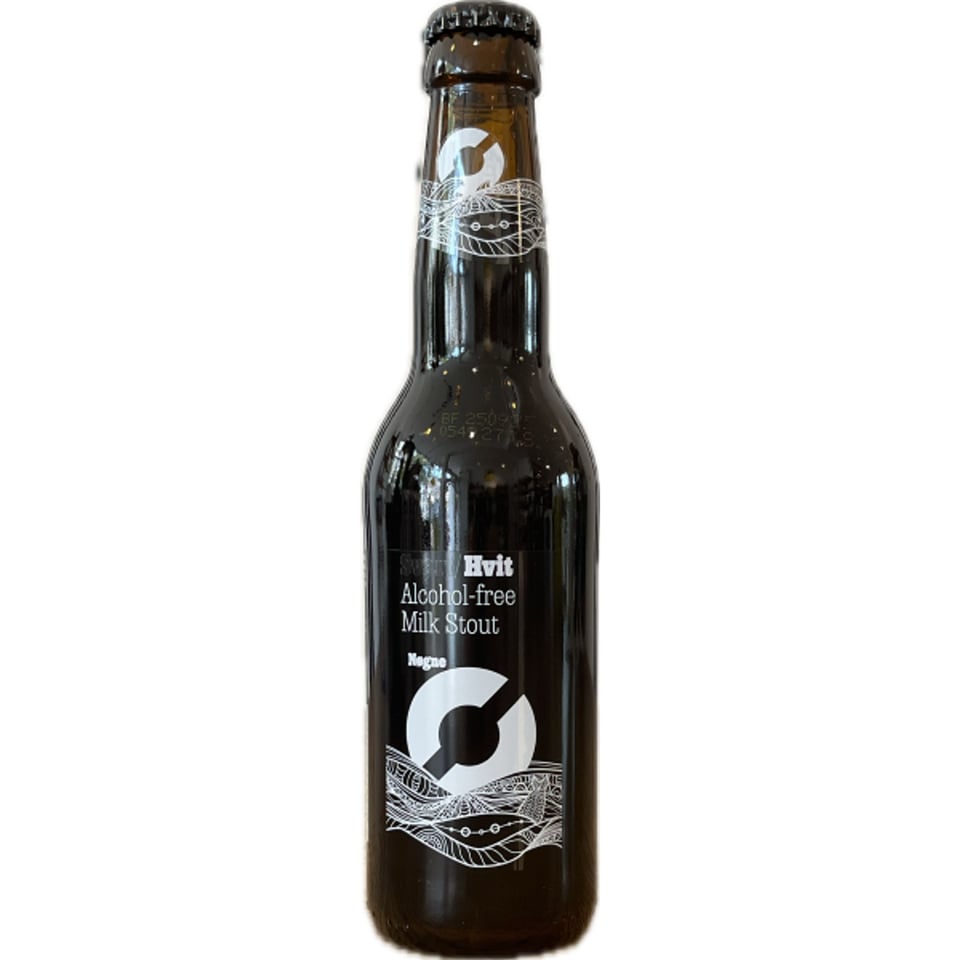 Nogne O Svart/Hvit Alkoholfri Melkestout 330ml