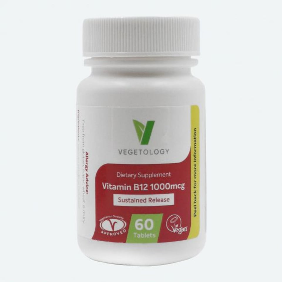 Vegetology Vitamin B12 Sustained Release 60 Tablets