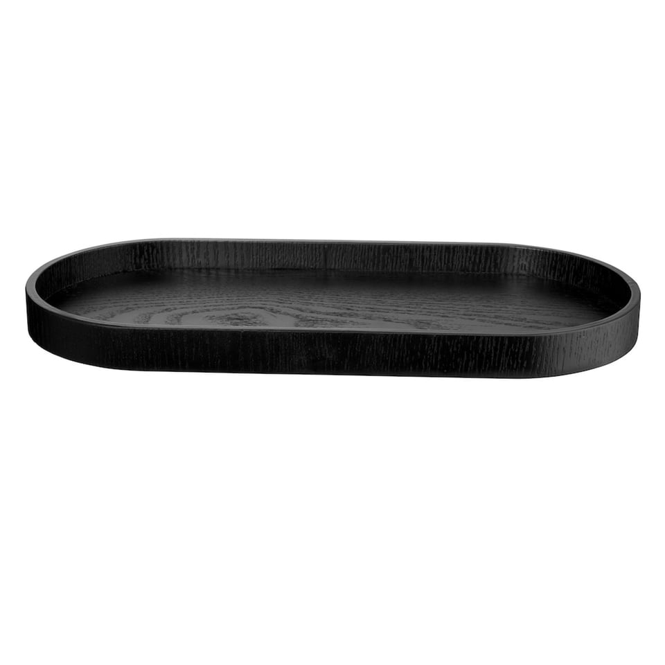 Tray Hout Dark 35,5 Cm