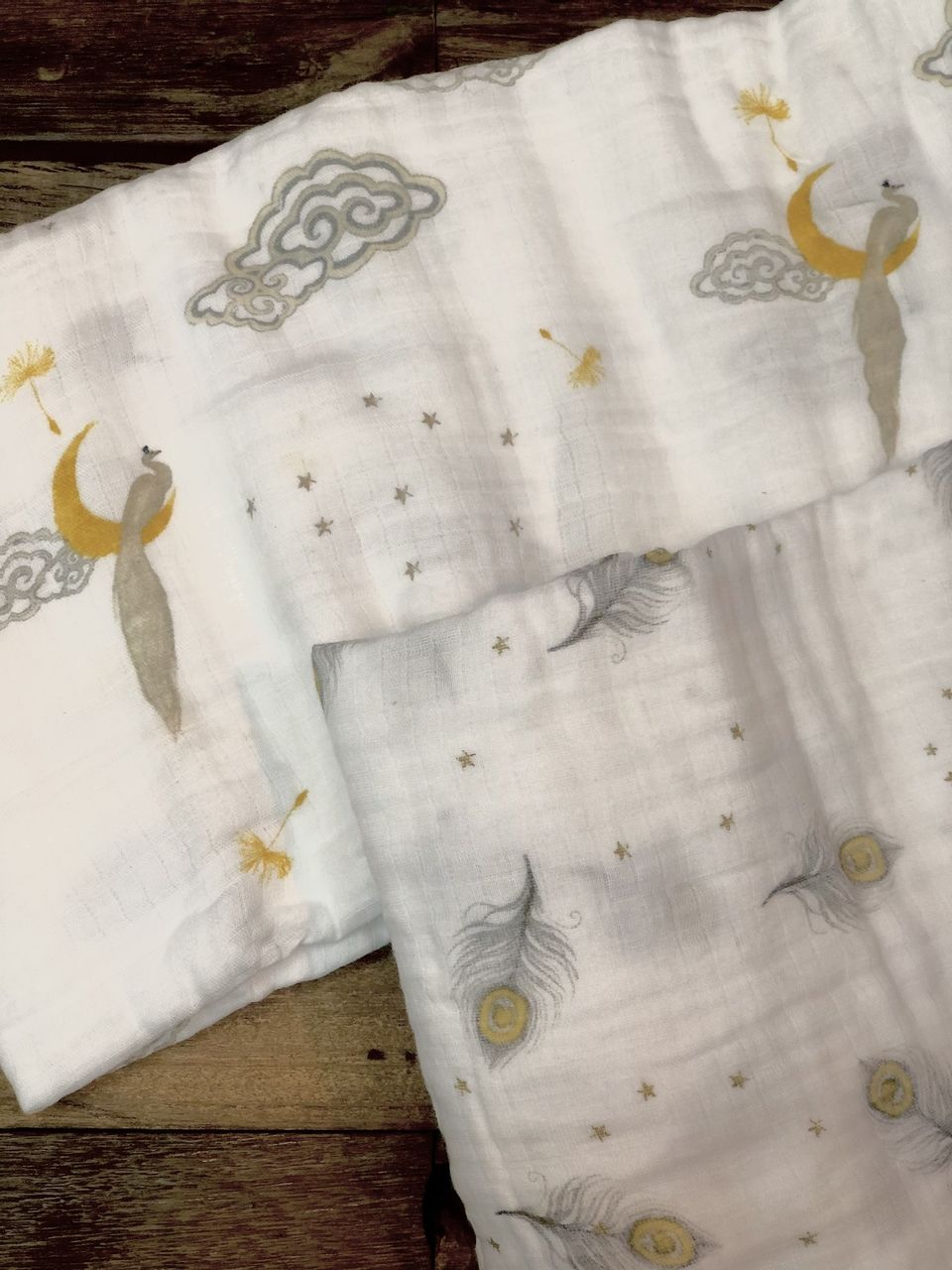 Malabar Baby Swaddle Enchanted Peacock