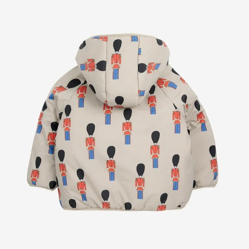 Bobo Choses Baby Little Tin Soldiers All Over Padded Anorak