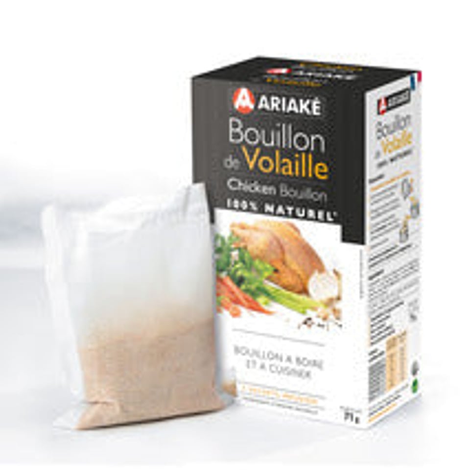 Bouillon de volaille sachet à infuser 5x33cl ARIAKE