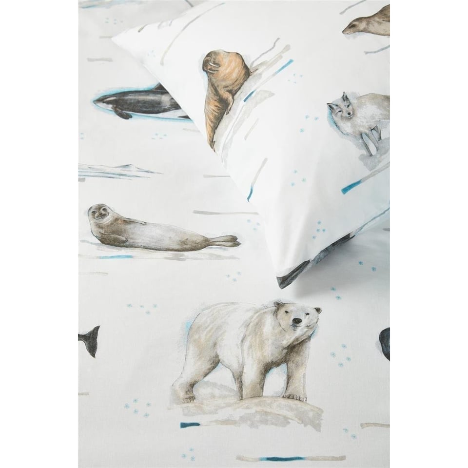 Dekbedovertrek Beddinghouse Polar Animals Grey