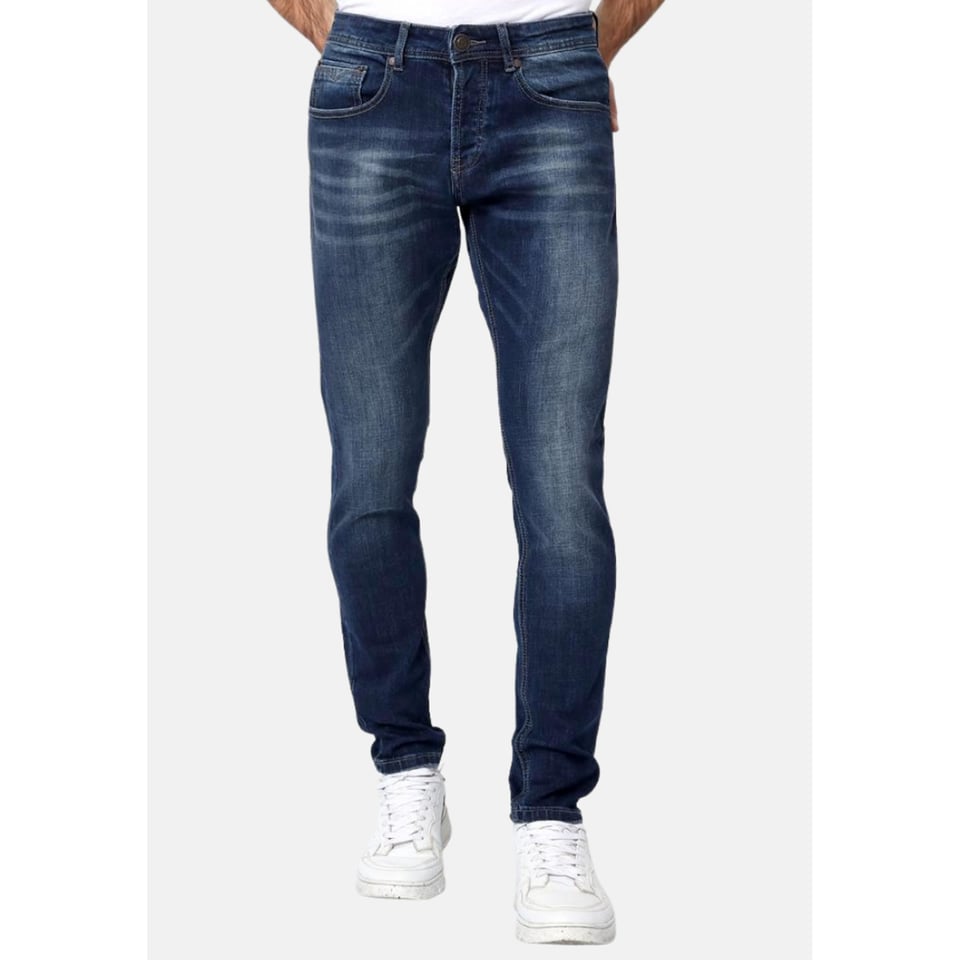 Super Stretch Jeans Heren - D-3178 - Blauw