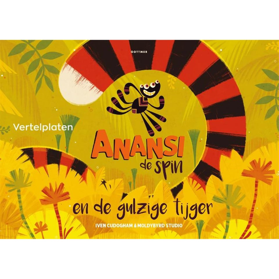 Vertelplaten Voor De Kamishibai - Anansi De Spin en De Gulzige Tijger